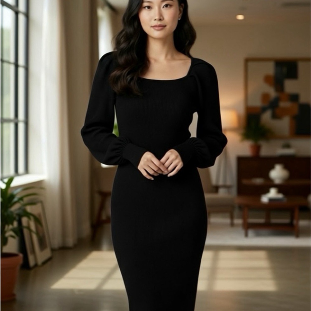 NWT Tahari Ribbed Knit‎ Sweater Dress / NWT / Size XS